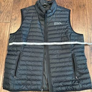 Eddie Bauer Black Insulated Down Vest - Men's